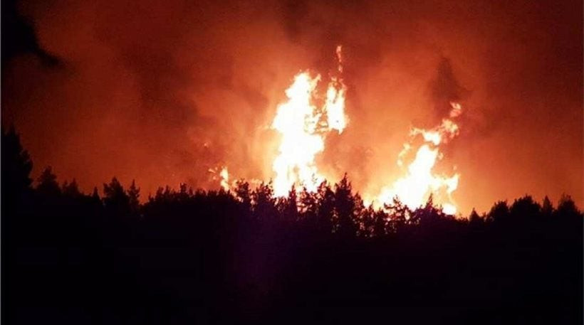 Φωτιά στη Νεμέα: Ολονύχτια μάχη με τις φλόγες
